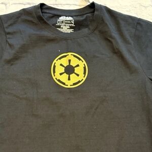 Star Wars Men’s M Vader & Empire Logo Black Disney Licensed T-shirt, NWT